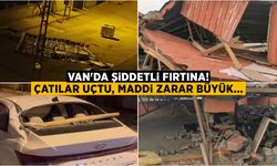 Van'da şiddetli fırtına: Çatılar uçtu, maddi zarar büyük...