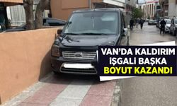 Van’da kaldırım işgali başka boyut kazandı