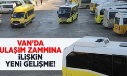 Van’da ulaşım zammına ilişkin yeni gelişme!
