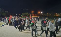 Van’da akademisyen ve öğrenciler Gazze için yürüdü!