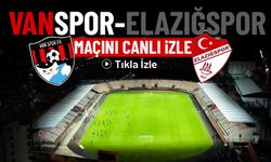 Vanspor - Elazığspor maçı canlı izle