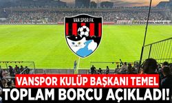 Başkan Temel, kulübün toplam borcunu açıkladı!