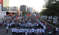 Diyarbakır'da "Küresel Gazze Yürüyüşü" düzenlendi