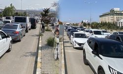 İpekyolu Caddesi’ni kullananlar dikkat! Trafik akmıyor
