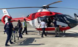 Van’da helikopter ambulans 17 yaşındaki hasta için havalandı