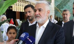 HÜDA PAR Genel Başkanı Yapıcıoğlu, Filistinli aileleri ziyaret edip bayramlaştı