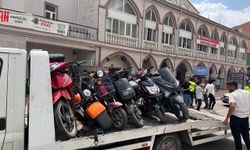 Van’da kurallara uymayan motosikletler otoparka çekildi!