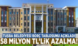 Tuşba Belediyesi borç tablosunu açıkladı: 58 Milyon TL’lik azalma!