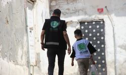 Umut Kervanı Cizre'de binlerce aileye kurban eti ulaştırdı