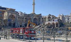 Hz. Ömer Camii’nin yıkımında sona gelindi