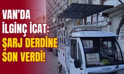 Van'da ilginç icat: Şarj derdine son verdi!