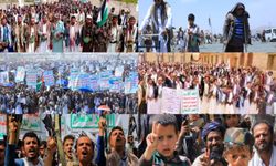 Yemen genelinde yüz binler Gazze için yürüdü!