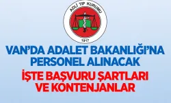 Van’da Bakanlığa Personel alınacak! Başvuru şartları açıklandı…