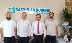 Van Olay Gazetesi’nden BİK Van Bölge Müdürü Oranlı’ya ziyaret