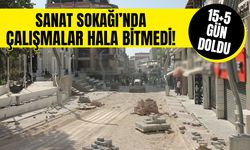 20 gün oldu ama Sanat Sokağı’nda çalışmalar hala bitmedi!