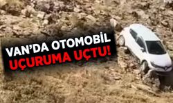 Van’da otomobil uçuruma uçtu!