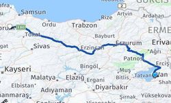 Amasya-Van arası kaç kilometre?