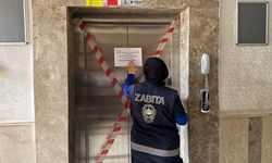 Edremit’te sıkıntılı asansörler mühürlendi