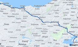 Çarşamba ve Van kaç kilometre?