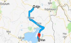 Van ile Ağrı Arası Kaç Kilometre?