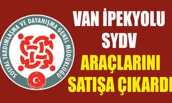 Van İpekyolu SYDV araçlarını satışa çıkardı