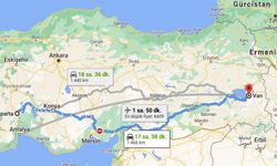 Van-Isparta Arası Kaç Kilometre?