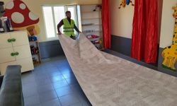 Van Umut Kervanı’ndan anaokuluna halı ve perde desteği