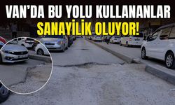 Van’da bu yolu kullananlar sanayilik oluyor!
