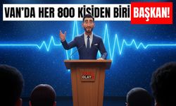 Van’da her 800 kişiden biri başkan!