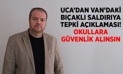 Van’daki bıçaklı saldırıya tepki açıklaması! Okullara güvenlik alınsın