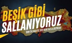 Beşik Gibi Sallanıyoruz: Son 24 Saatte 100'den Fazla Deprem!