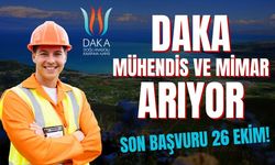 DAKA Mühendis ve Mimar Arıyor: Son Başvuru 26 Ekim!