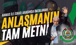 Hamas ile İsrail Arasında İmzalanan Anlaşmanın Tam Metni!