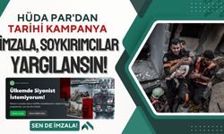 HÜDA PAR'dan İmza Kampanyası: Soykırımcılar Yargılansın!