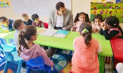 Kaymakam Türkoğlu’ndan 4-6 Yaş Kur’an Kursuna ziyaret