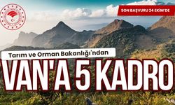 Tarım ve Orman Bakanlığı'ndan Van'a 5 Farklı Kadroda Personel Alımı