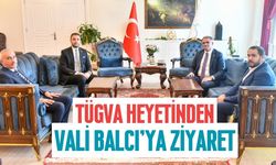 TÜGVA Heyetinden Vali Balcı'ya Ziyaret