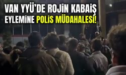 Van YYÜ’de Rojin Kabaiş eylemine polis müdahalesi!