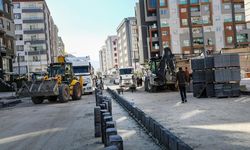 Van’da iki caddede yenileme çalışmaları sürüyor