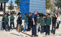 Van’da ortaokul öğrencilerine afet bilinci eğitimi verildi
