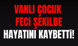 Vanlı çocuk işçi feci şekilde hayatını kaybetti!