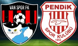 Vanspor- Pendikspor maçında onbirler belli oldu!