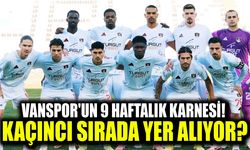 Vanspor'un 9 haftalık karnesi! Kaçıncı sırada yer alıyor
