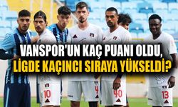 Vanspor'un kaç puanı oldu, ligde kaçıncı sıraya yükseldi?
