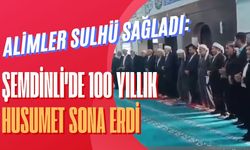 Alimler sulhü sağladı: Şemdinli'de 100 yıllık arazi husumeti sona erdi