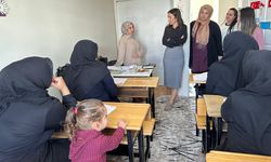 Erciş’te hünerli kadınlara ziyaret