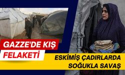 Gazze'de kış felaketi: Çadırlar çare olmuyor