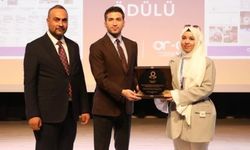 Van YYÜ öğrencisine birincilik ödülü