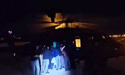 Van’da 4 metreden düşen genç, helikopterle hastaneye sevk edildi