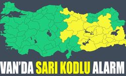 Van’da sarı kodlu alarm